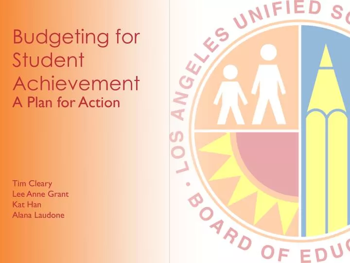budgeting for student achievement