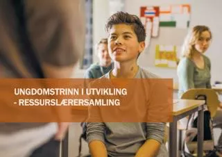 ungdomstrinn i utvikling ressursl rersamling