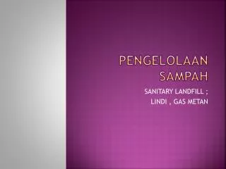 pengelolaan sampah