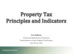 Property Tax Principles and Indicators - slide 1