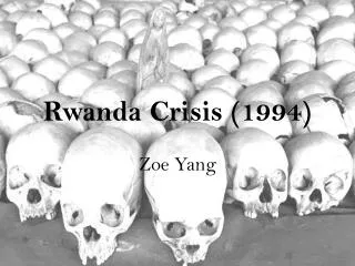Rwanda Crisis (1994)