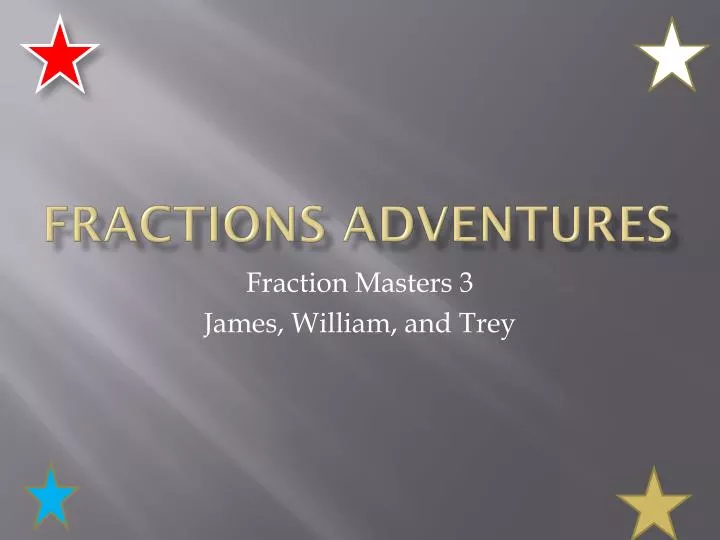 fractions adventures