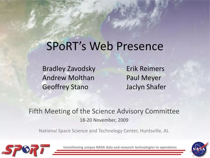 sport s web presence