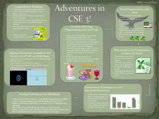 Adventures in CSE 3!