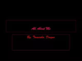 all about me