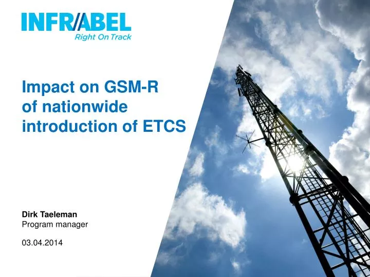 impact on gsm r of nationwide introduction of etcs