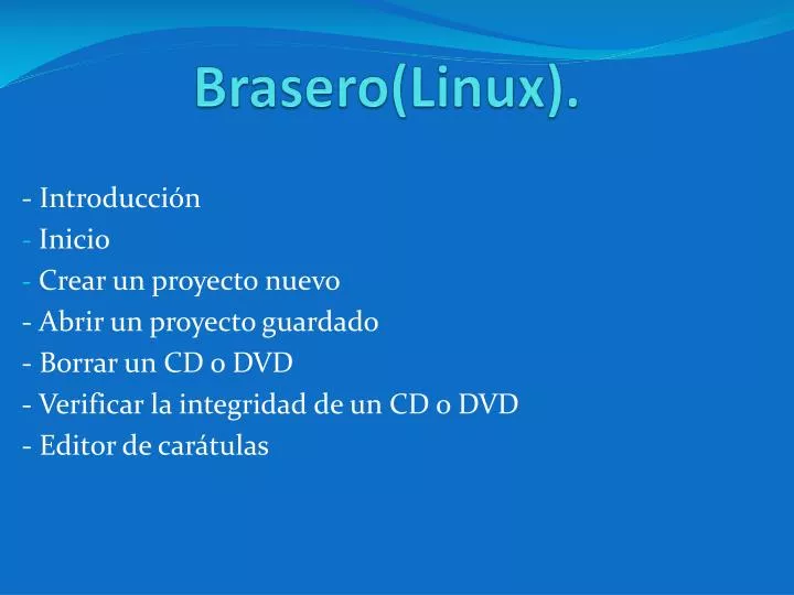 brasero linux