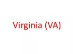 Virginia (VA) - slide 1