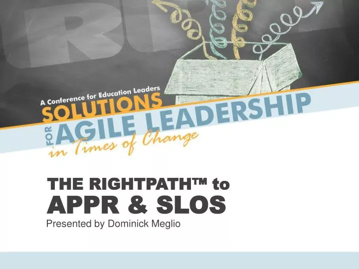 the rightpath to appr slos