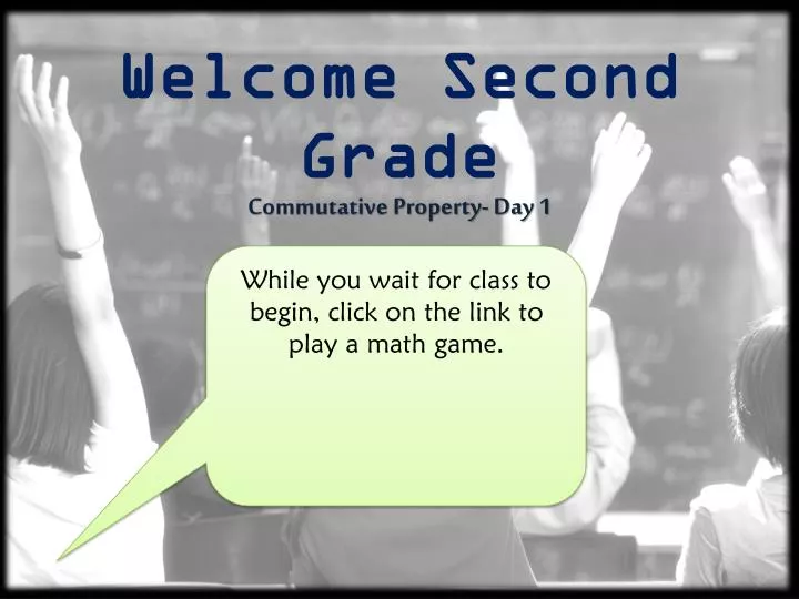 welcome second grade