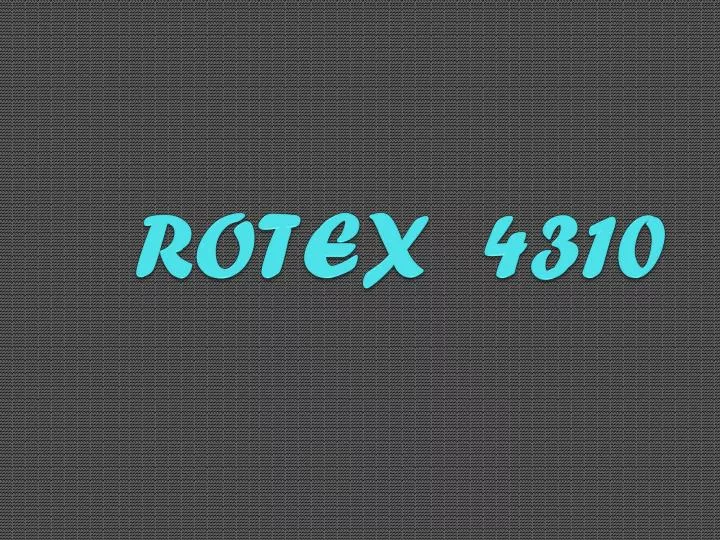 rotex 4310
