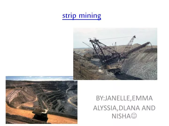 strip mining