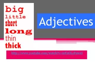adjectives