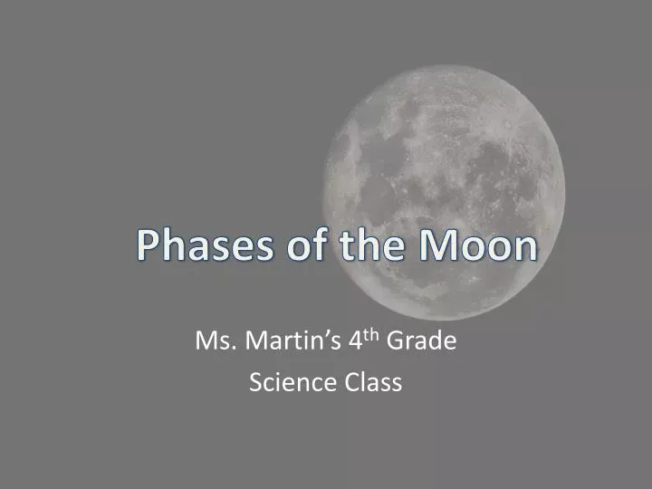 ms martin s 4 th grade science class