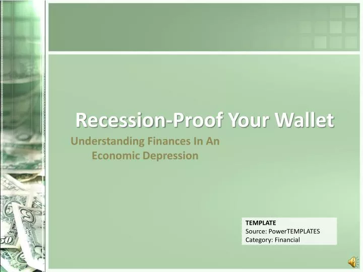 recession proof your wallet