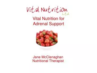 Vital Nutrition for Adrenal Support