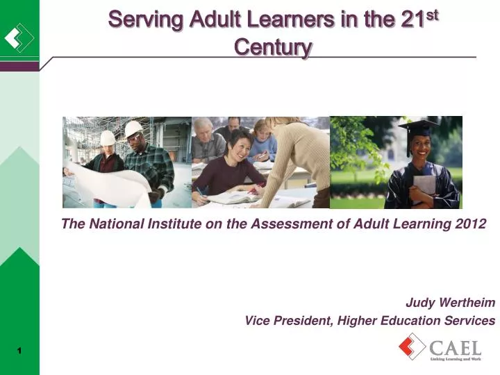 serving adult learners in the 21 st century