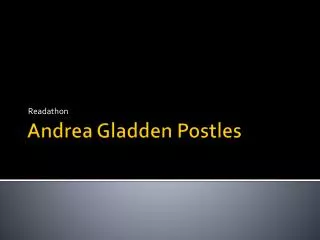 Andrea Gladden Postles