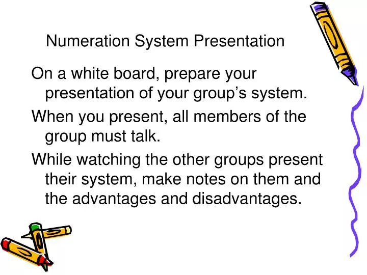 numeration system presentation