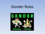 PPT - Gender Roles PowerPoint Presentation, free download - ID:2252655