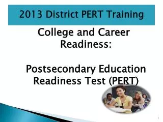 2013 District PERT Training