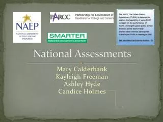 National Assessments