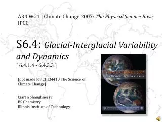 AR4 WG1 | Climate Change 2007: The Physical Science Basis IPCC