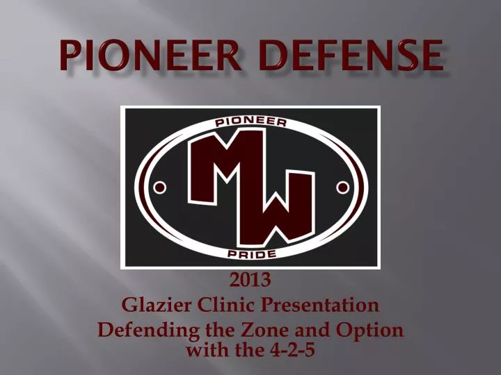 pioneer defense