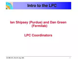 Intro to the LPC