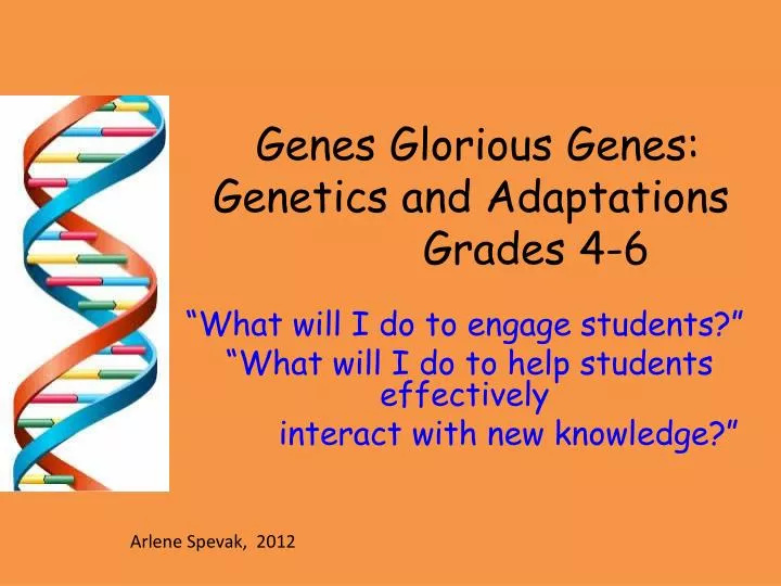 genes glorious genes genetics and adaptations grades 4 6