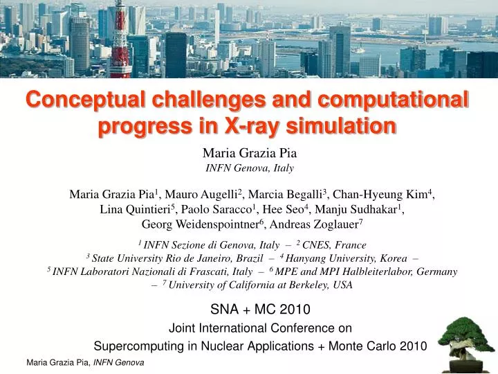 conceptual challenges and computational progress in x ray simulation