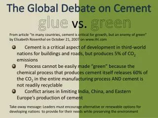 glue vs. green