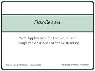 Flax-Reader