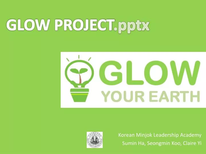 glow project pptx