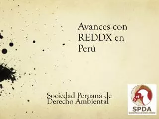 avances con reddx en per