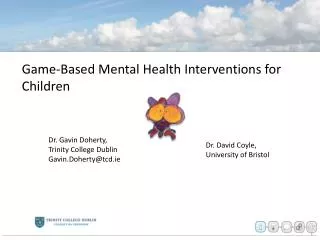 Game-Based Mental Health Interventions for Children