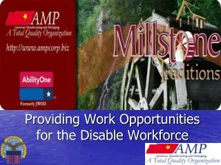 Providing Work Opportunities for the Disable Workforce