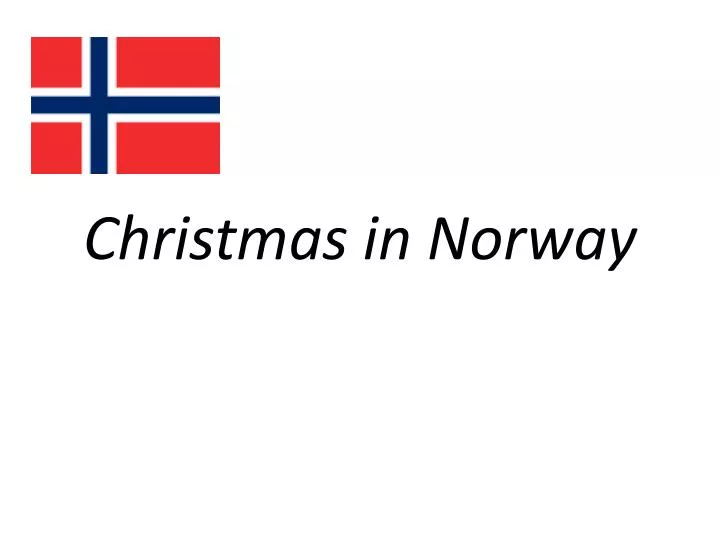 chr i stmas in norway