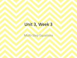 Unit 3, Week 3