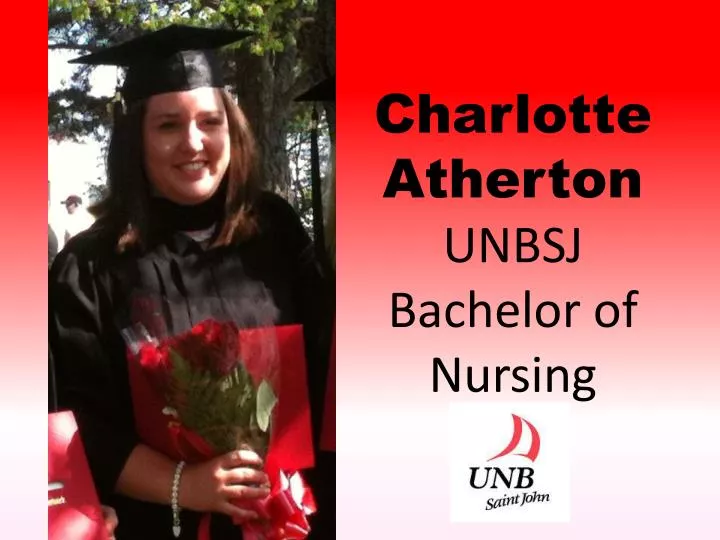 charlotte atherton unbsj bachelor of nursing
