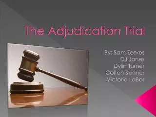 The Adjudication Trial