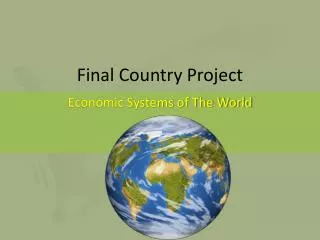 Final Country Project