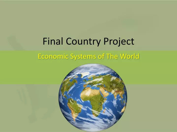 final country project