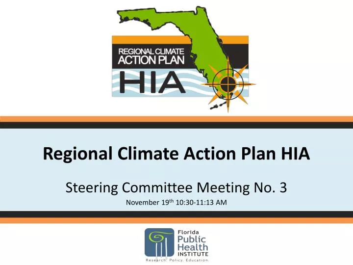 regional climate action plan hia