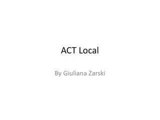 ACT Local