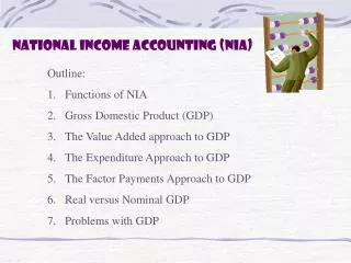 National Income Accounting (NIA)