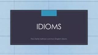 idioms