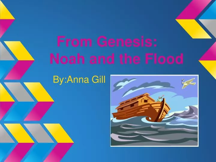 from genesis noah and the flood