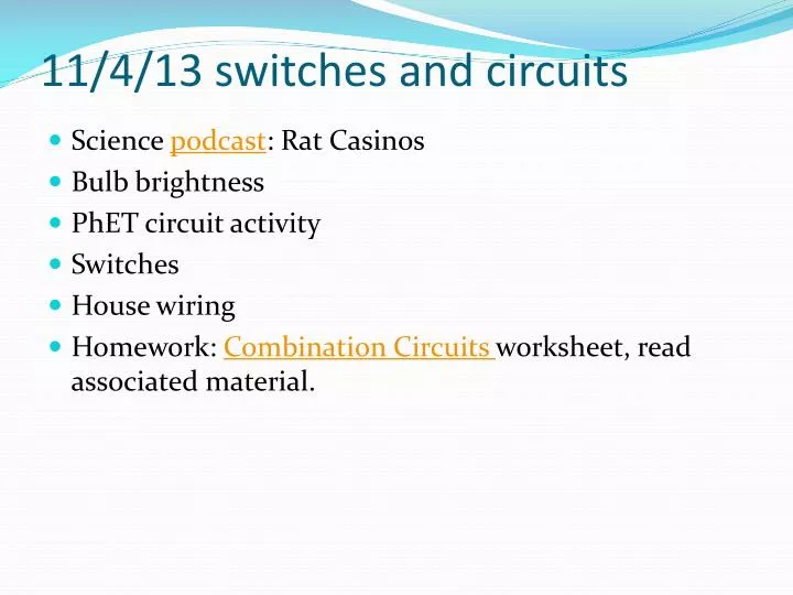 11 4 13 switches and circuits