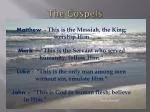 The Gospels - slide 1